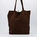 Mia - Suede - Shoulder bags - Brown - 7 -