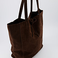 Mia - Suede - Shoulder bags - Brown - 7 -