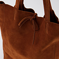 Mia - Suede - Shoulder bags - Brown - 37 -