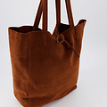 Mia - Suede - Shoulder bags - Brown - 37 -