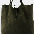 Mia - Suede - Schoudertassen - Groen - 49