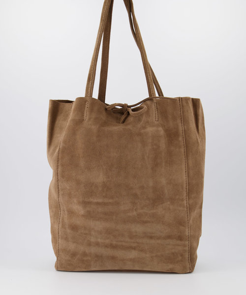 Nieuw Mia - Suede - Shoulder bags - Taupe - 24 -