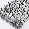 Cheryl - Cheetah - Scarves - Black - Zwart/Wit -