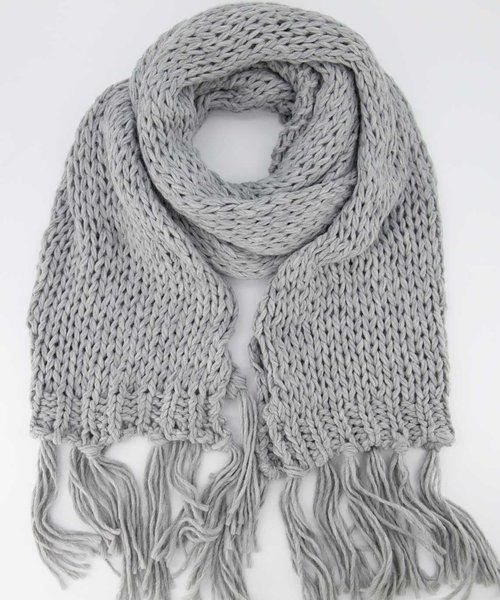 Vivian -  - Plain scarves - Grey - 1109 -