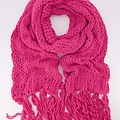 Vivian -  - Plain scarves - Pink - Fuchsia 7463 -