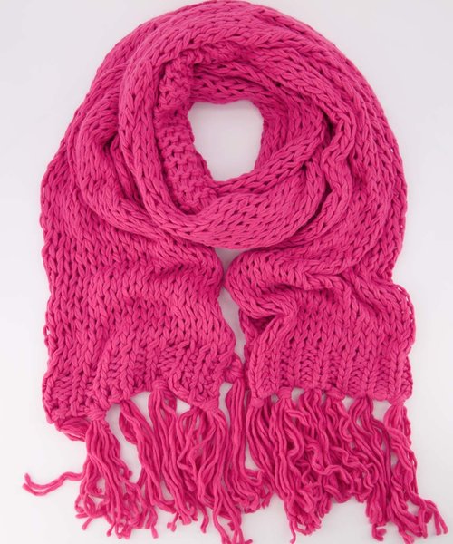 Vivian -  - Plain scarves - Pink - Fuchsia 7463 -