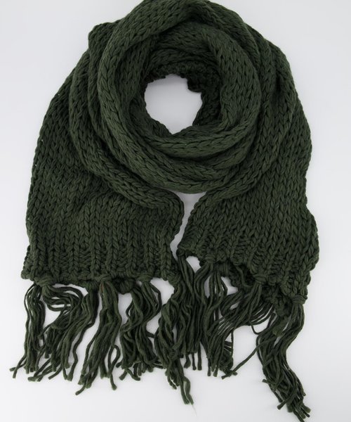 Vivian -  - Plain scarves - Green - 6894 -