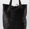 Mia - Croco - Shoulder bags - Black - 23 -