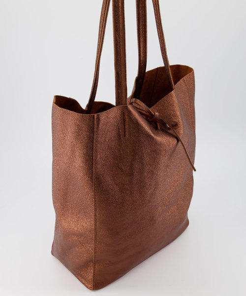 Mia - Metallic - Schoudertassen - Koper - 527