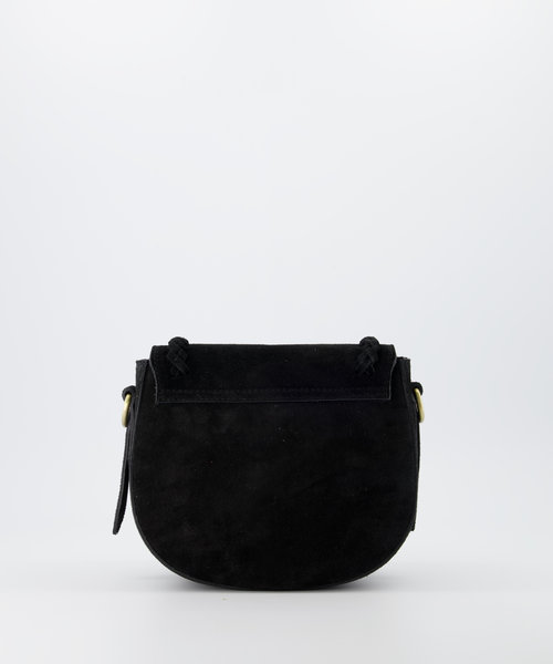 Chelsea - Suede - Crossbody bags - Black - 23