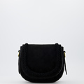 Chelsea - Suede - Crossbodytassen - Zwart - 23