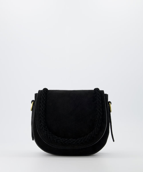 Chelsea - Suede - Crossbody bags - Black - 23