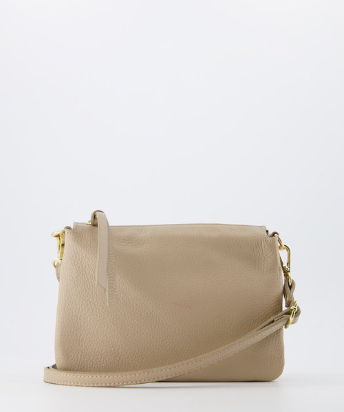 Cameron - Classic Grain - Crossbodytassen - Taupe - D05 - Goudkleurig