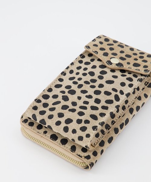 Jackie - Suede - Wallets -  - Zand 04 - Gold