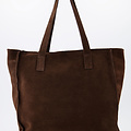 Cleo - Suede - Hand bags - Brown - 7 - Bronze