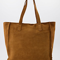 Cleo - Suede - Hand bags - Brown - Cognac 6 - Bronze