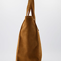 Cleo - Suede - Hand bags - Brown - Cognac 6 - Bronze