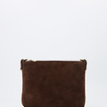 Ariel - Suede - Crossbody bags - Brown - 7 - Bronze