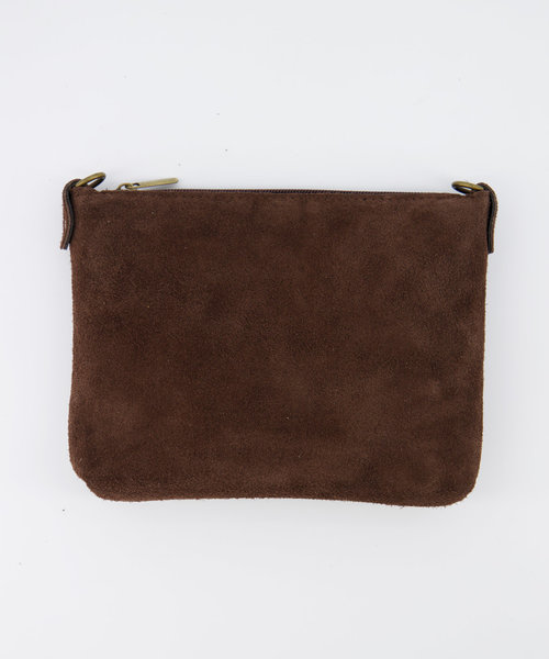 Ariel - Suede - Crossbodytassen - Bruin - 7 - Bronskleurig