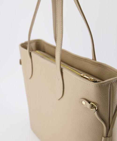 Lot - Classic Grain - Hand bags - Taupe - D05 - Gold