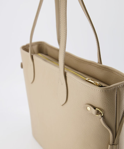 Lot - Classic Grain - Handtassen - Taupe - D05 - Goudkleurig