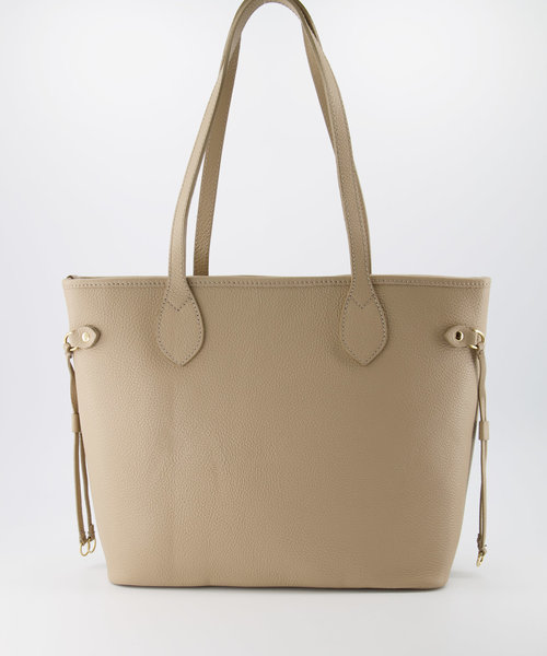 Lot - Classic Grain - Handtassen - Taupe - D05 - Goudkleurig
