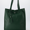 Liva Medium - Classic Grain - Shoulder bags - Green - D14 - Silver