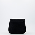 Leo - Suede - Crossbody bags - Black - 23 - Bronze