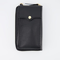 Jackie - Classic Grain - Wallets - Black - D28 - Gold