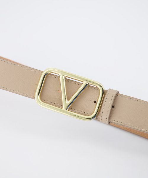 Valley - Sauvage - Belts with buckles - Taupe -  - Gold