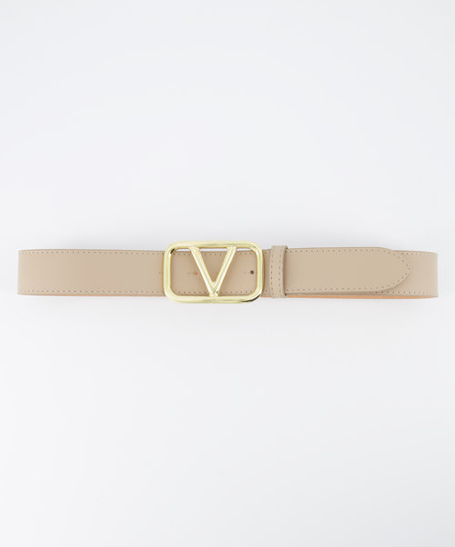 Valley - Sauvage - Belts with buckles - Taupe -  - Gold