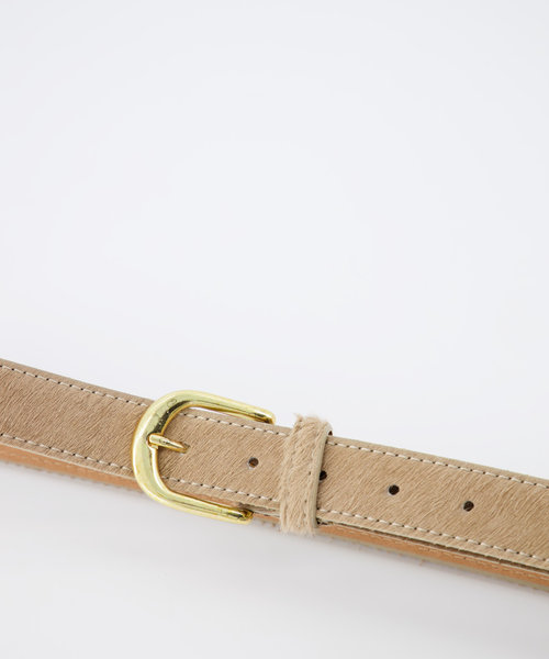 Balou - Vacht - Riemen met gesp - Taupe -  - Goudkleurig