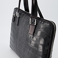 Bea - Croco - Laptop bags - Black -  - Silver