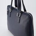 Bea - Classic Grain - Laptop bags - Blue - D26 - Silver