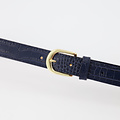 Suus - Croco - Belts with buckles - Blue - C26 - Goudkleurig