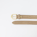 Suus - Croco - Riemen met gesp - Taupe -  - Goudkleurig