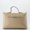 Holly - Classic Grain - Hand bags - Taupe - D05 - Silver