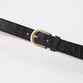 Suus - Croco - Belts with buckles - Black -  - Goudkleurig