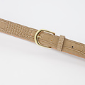 Suus - Croco - Belts with buckles - Taupe -  - Goudkleurig