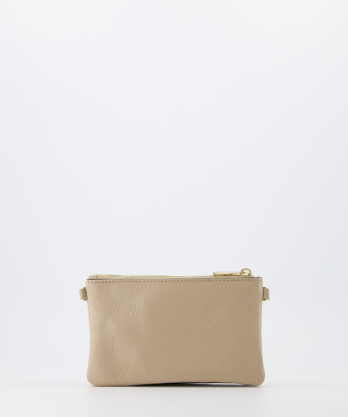 Menna - Classic Grain - Crossbody bags - Taupe - D05 - Gold