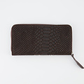 Milly Medium - Snake - Wallets - Brown - 07 - Silver