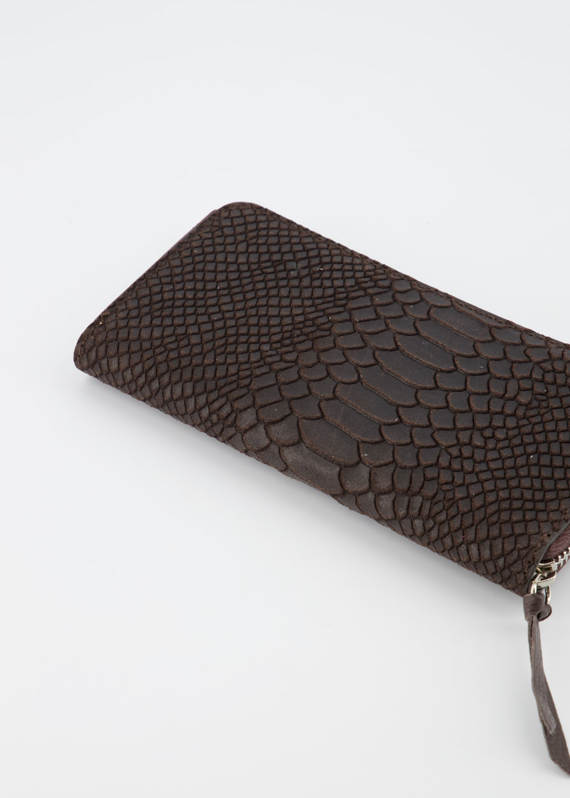 Wallets Milly Medium Snake Wallets Brown 07 Silver Teatro