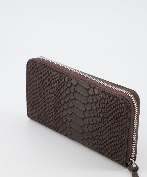 Milly Medium - Snake - Wallets - Brown - 07 - Silver