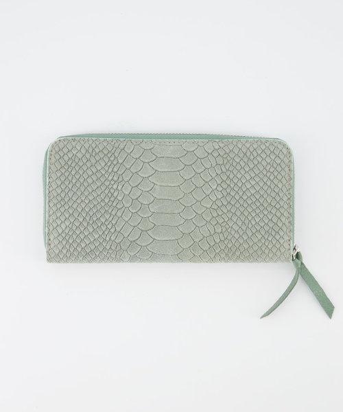 Milly Medium - Snake - Wallets - Green - 6008 - Silver