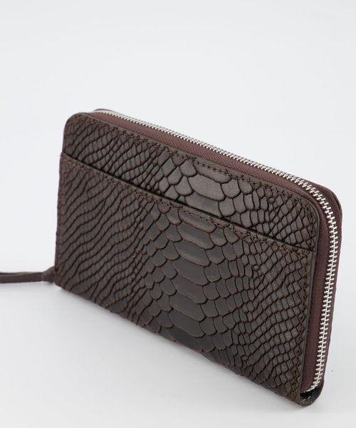 Milly Large - Snake - Wallets - Brown - 07 - Silver