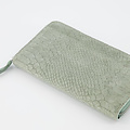 Milly Large - Snake - Wallets - Green - 6008 - Silver