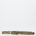 Bali - Cheetah - Belts with buckles - Beige - Cheetah - Silver