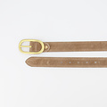 Stien - Suede - Belts with buckles - Taupe - 24 - Gold