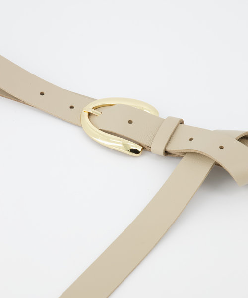 Semmie - Sauvage - Belts with buckles - Taupe -  - Gold