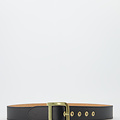 Diane - Classic Grain - Belts with buckles - Black -  - Gold